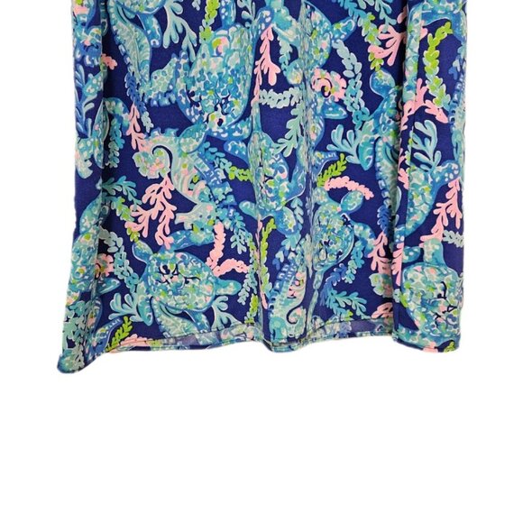 Lilly Pulitzer Blue and Pink Sleeveless Jane Dress - Picture 6 of 12